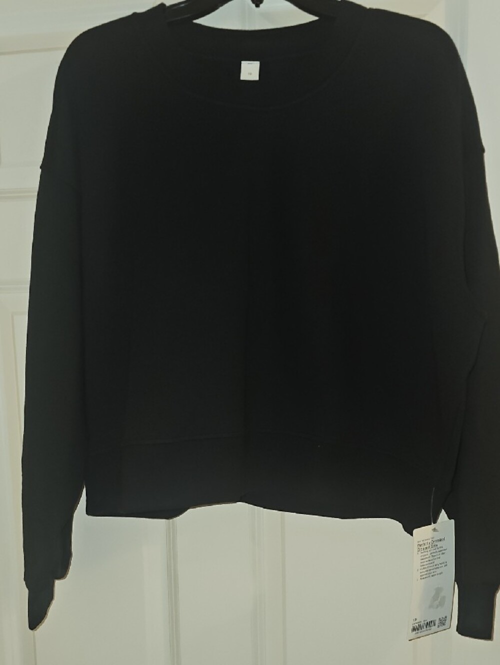 lululemon athletica Perfectly Oversized Cropped Crew - Black